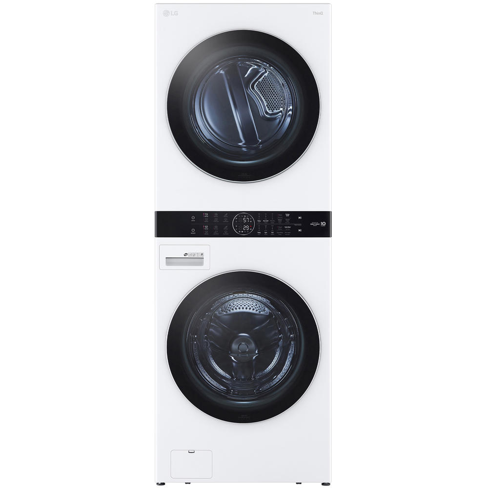LG WKGX201HWA  Single Unit WashTower&#8482; with Center Control&#8482; 4.5 cu.ft. Front Load Washer & 7.4 cu.ft. Gas Dryer &#8211; White