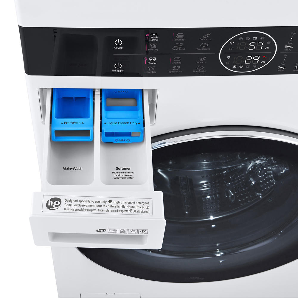 LG WKEX200HWA Single Unit WashTower™ with Center Control™ 4.5 cu.ft