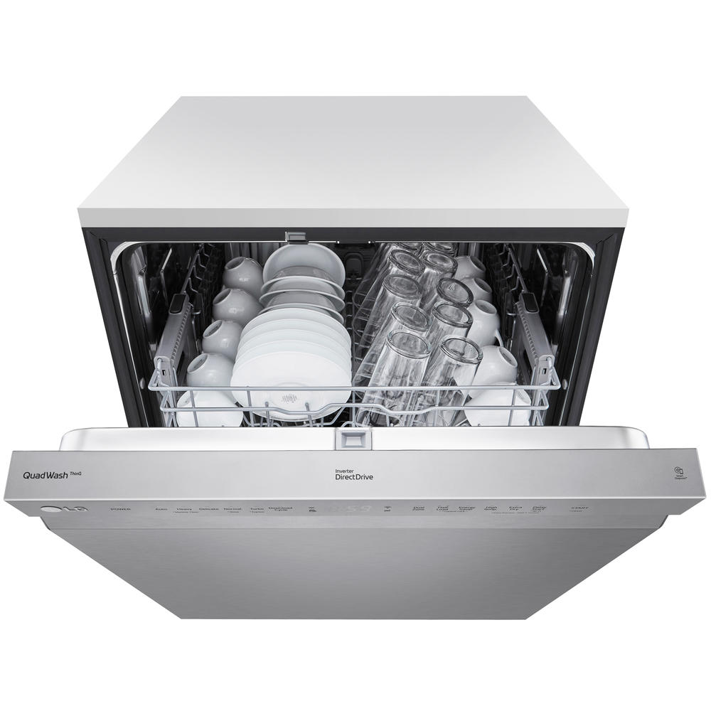 LG ADFD5448AT  ADA Compliant Front Control Dishwasher with QuadWash&#8482; &#8211; PrintProof&#8482; Stainless Steel