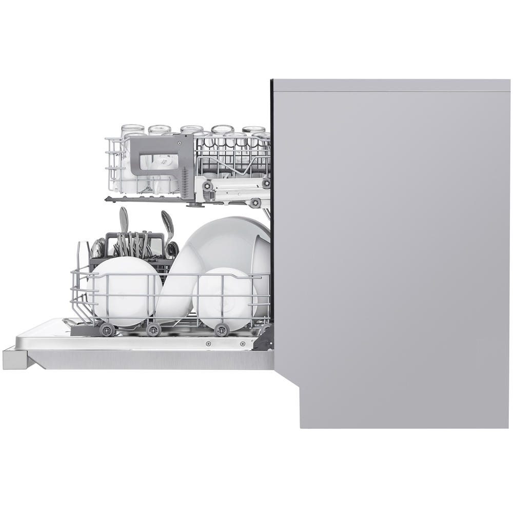LG ADFD5448AT  ADA Compliant Front Control Dishwasher with QuadWash&#8482; &#8211; PrintProof&#8482; Stainless Steel
