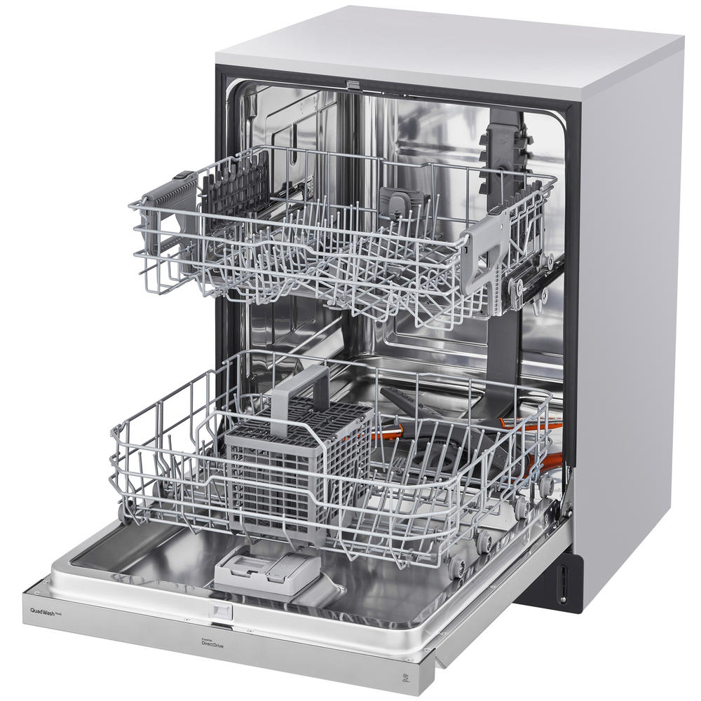 LG ADFD5448AT ADA Compliant Front Control Dishwasher with QuadWash