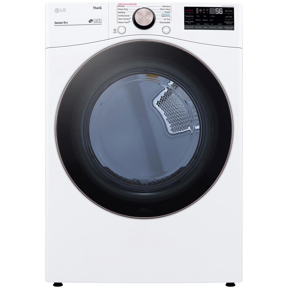 LG DLEX4000W  7.4 cu. ft. Smart Wi-Fi Enabled Front-Load Electric Dryer w/ TurboSteam™ & Built-In Intelligence - White