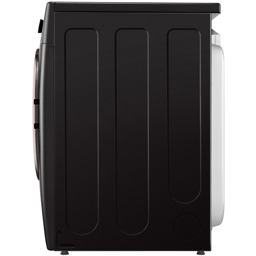 LG DLGX4001B   7.4 cu. ft. Smart Wi-Fi Enabled Front-Load Gas Dryer w/ TurboSteam&#8482; & Built-In Intelligence - Black Steel
