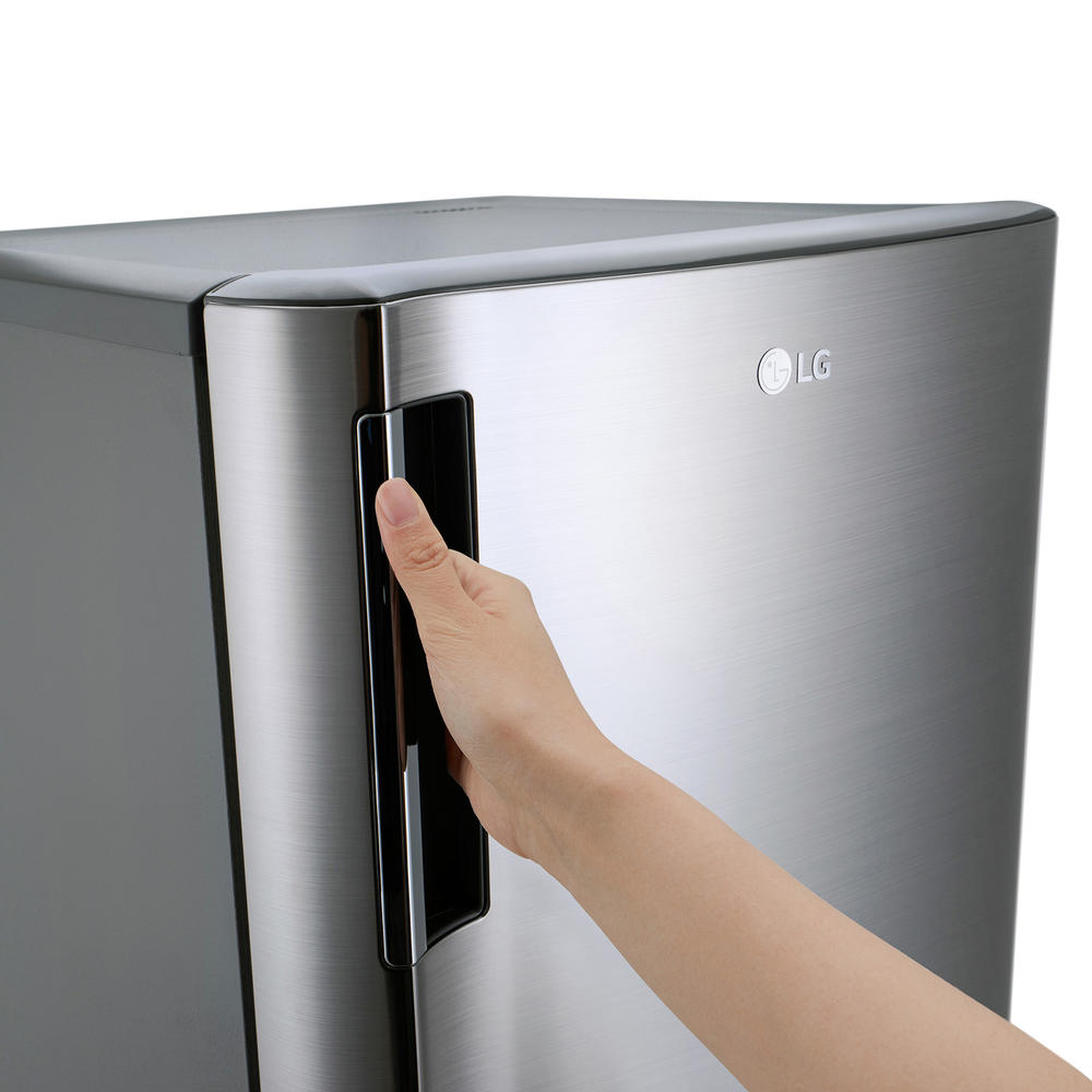LG LRONC0705V  6.9 cu. ft. Single Door Refrigerator w/ Freezer Compartment &#8211; Platinum Silver