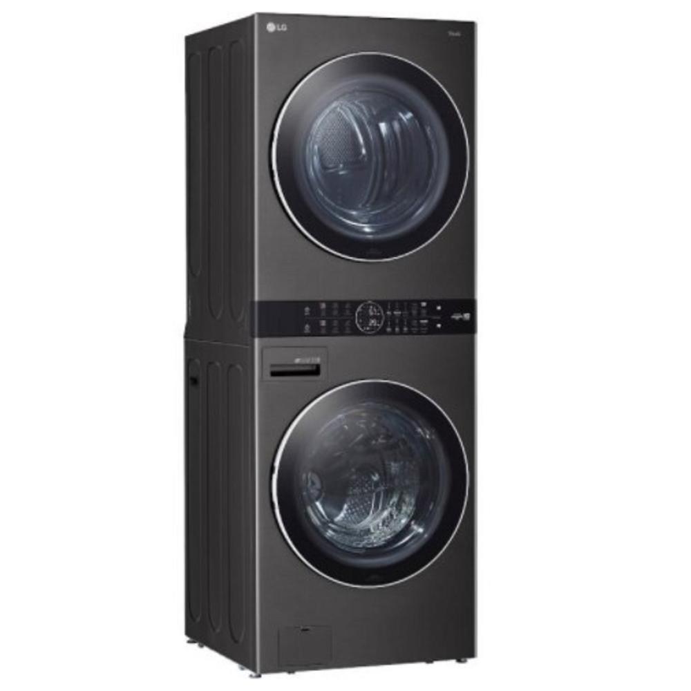 LG WKEX200HBA 27 in. Black Steel WashTower Laundry Center with 4.5 cu. ft. Front Load Washer and