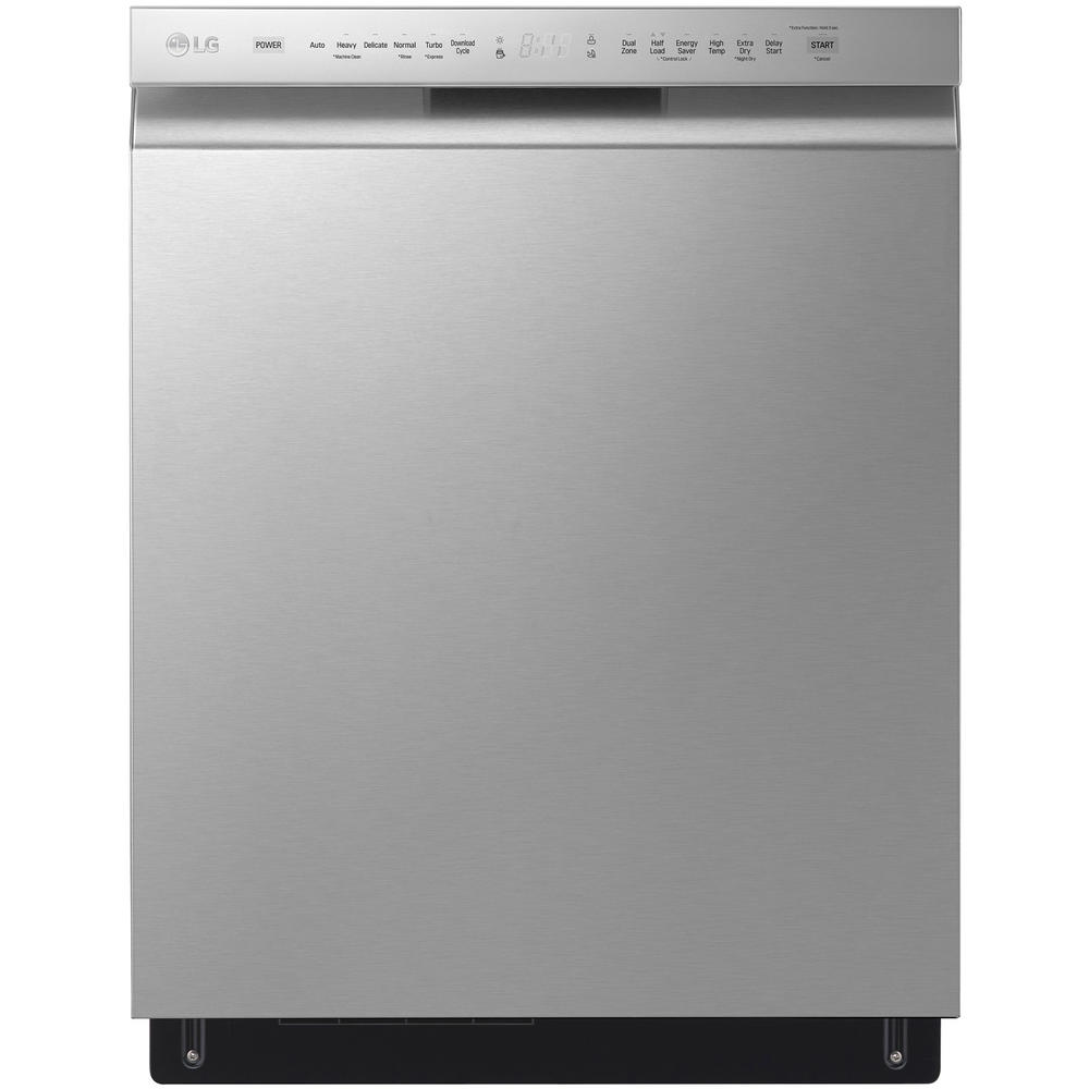 LG LDFN4542S Front Control Dishwasher with QuadWash™ PrintProof