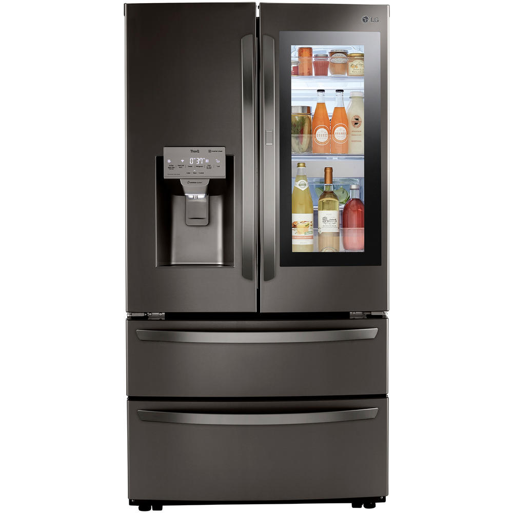 LG LRMVS2806D  27.6 cu. ft. InstaView&#174; Door-in-Door&#174; Double Freezer Refrigerator with Craft Ice&#8482; &#8211; PrintProof&#8482; Black Stainless Steel