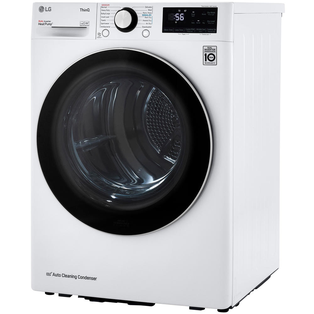 LG DLHC1455W 4.2 cu. ft. Smart WiFi Enabled Compact Front Load Dryer w