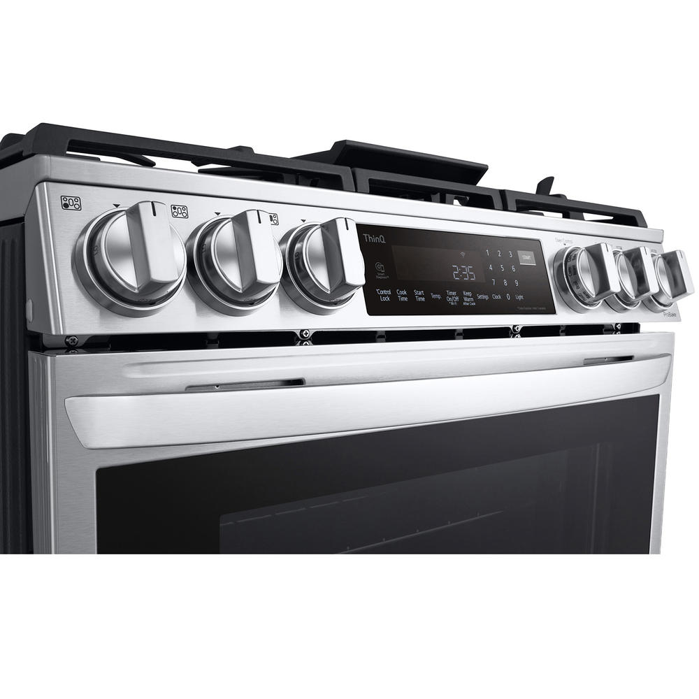 LG LSGL6337F 6.3 cu. ft. Smart WiFi Enabled InstaView® Gas SlideIn Range with Air Fry