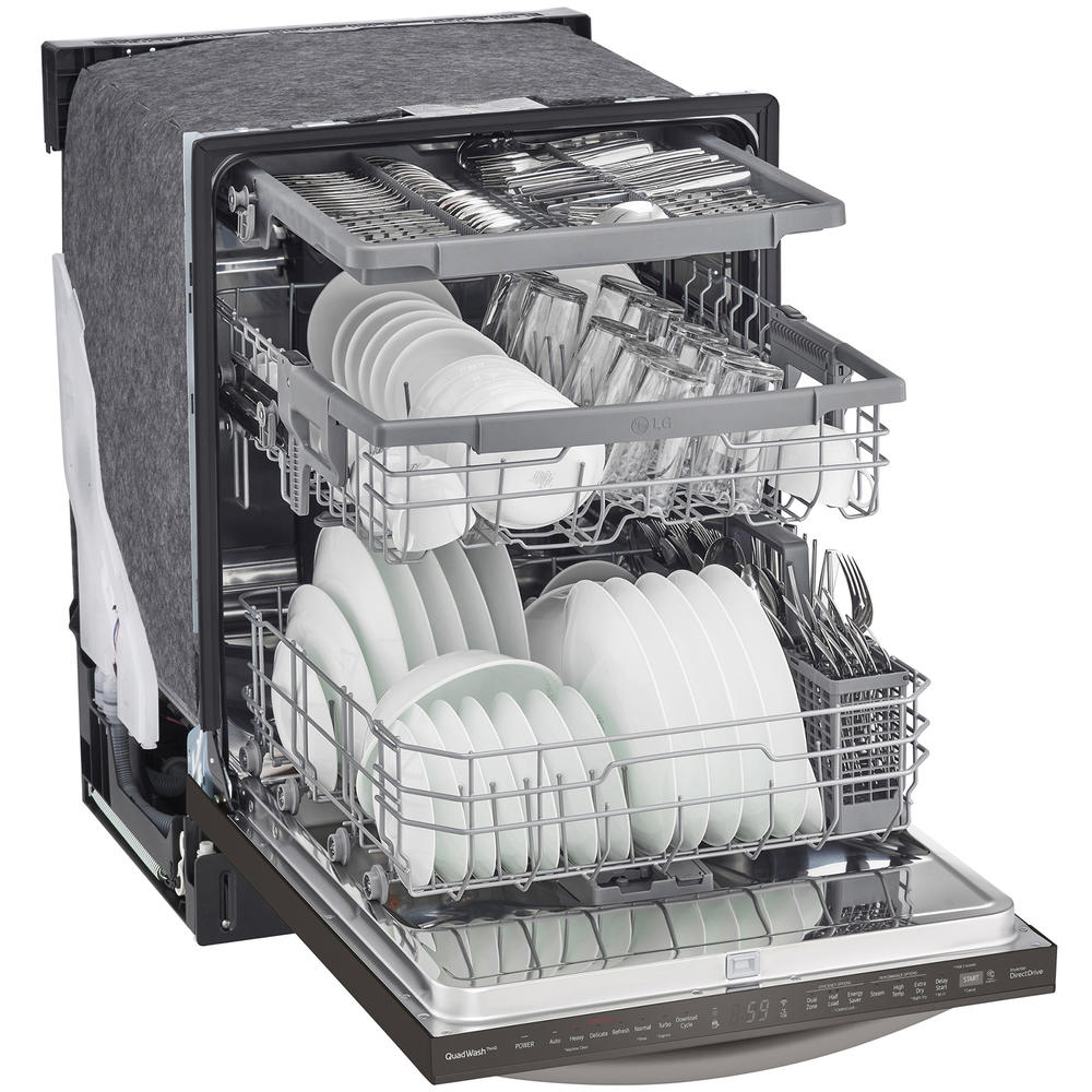 LG LDTS5552D Top Control Dishwasher with QuadWash™ & TrueSteam