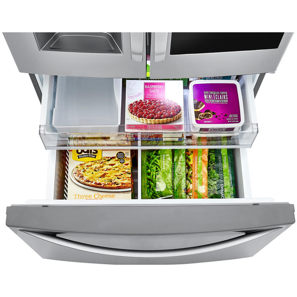 LG LFXS26596S  26 cu. ft. Smart Wi-Fi Enabled French Door InstaView&#8482; Refrigerator - SS