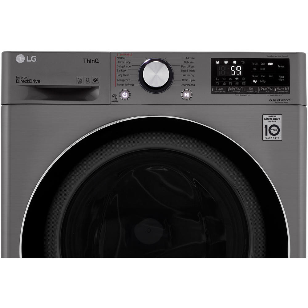 LG WM3555HVA 2.4 cu.ft. Smart Compact Front Load Washer & Dryer