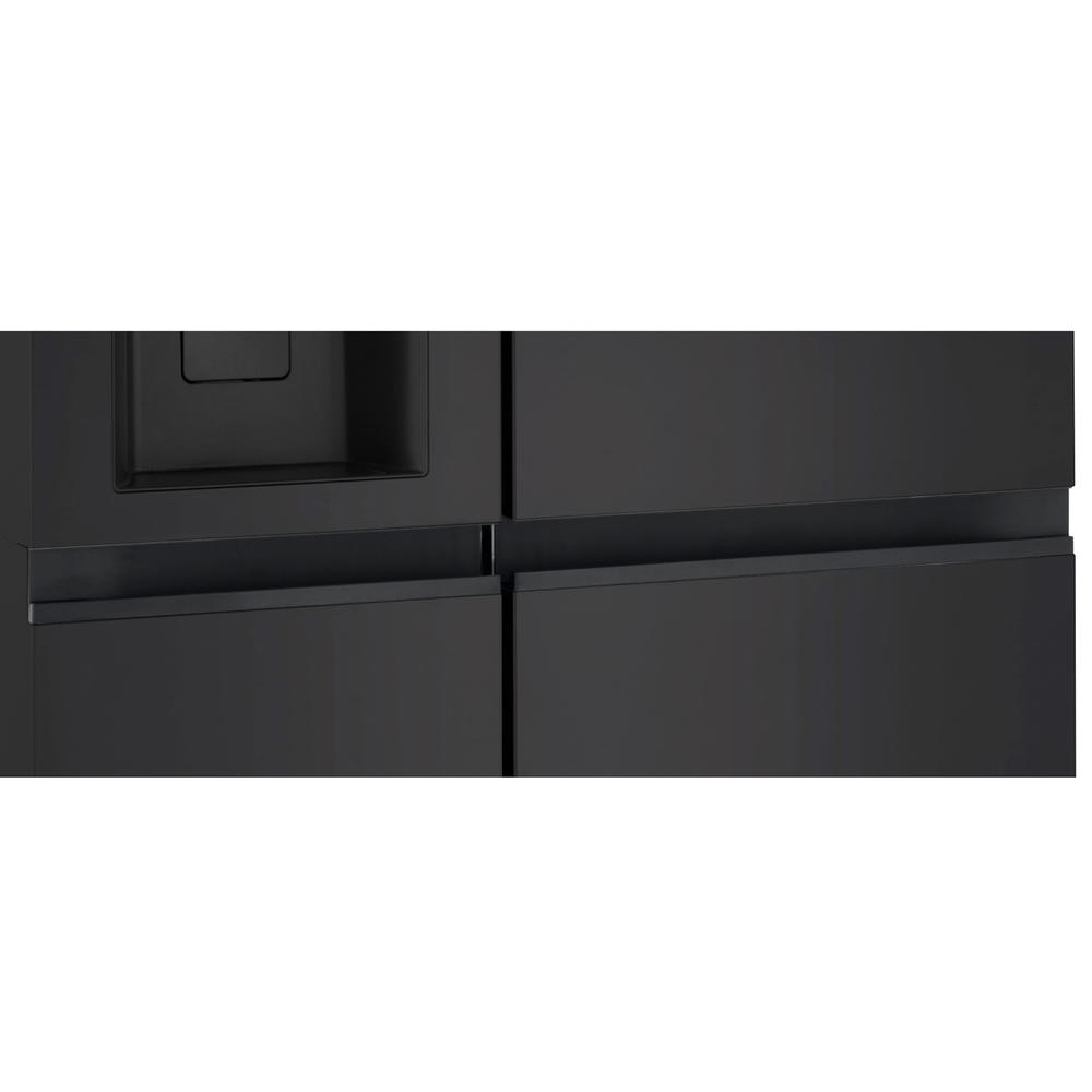 LG LRSXS2706B  27.2 cu. ft. Side-by-Side Refrigerator w/ External Ice & Water Dispenser &#8211; Smooth Black