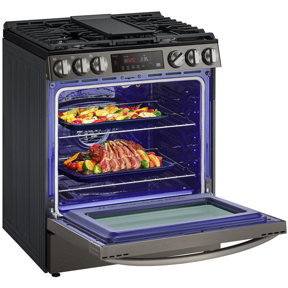 LG LSGL5833D 5.8 cu ft. WiFi Enabled Gas Slidein Range with Fan