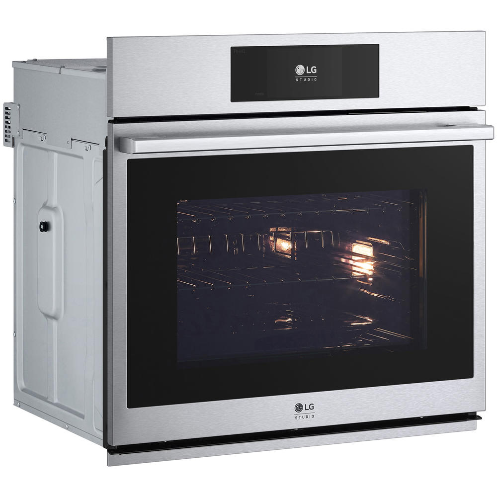 LG STUDIO WSES4728F  4.7 cu. ft. InstaView&#174; Wall Oven w/ Air Fry & Steam Sous Vide &#8211; Stainless Steel