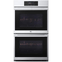 LG STUDIO WDES9428F  9.4 cu. ft. InstaView&#174; Double Wall Oven w/ Air Fry & Steam Sous Vide &#8211; Stainless Steel