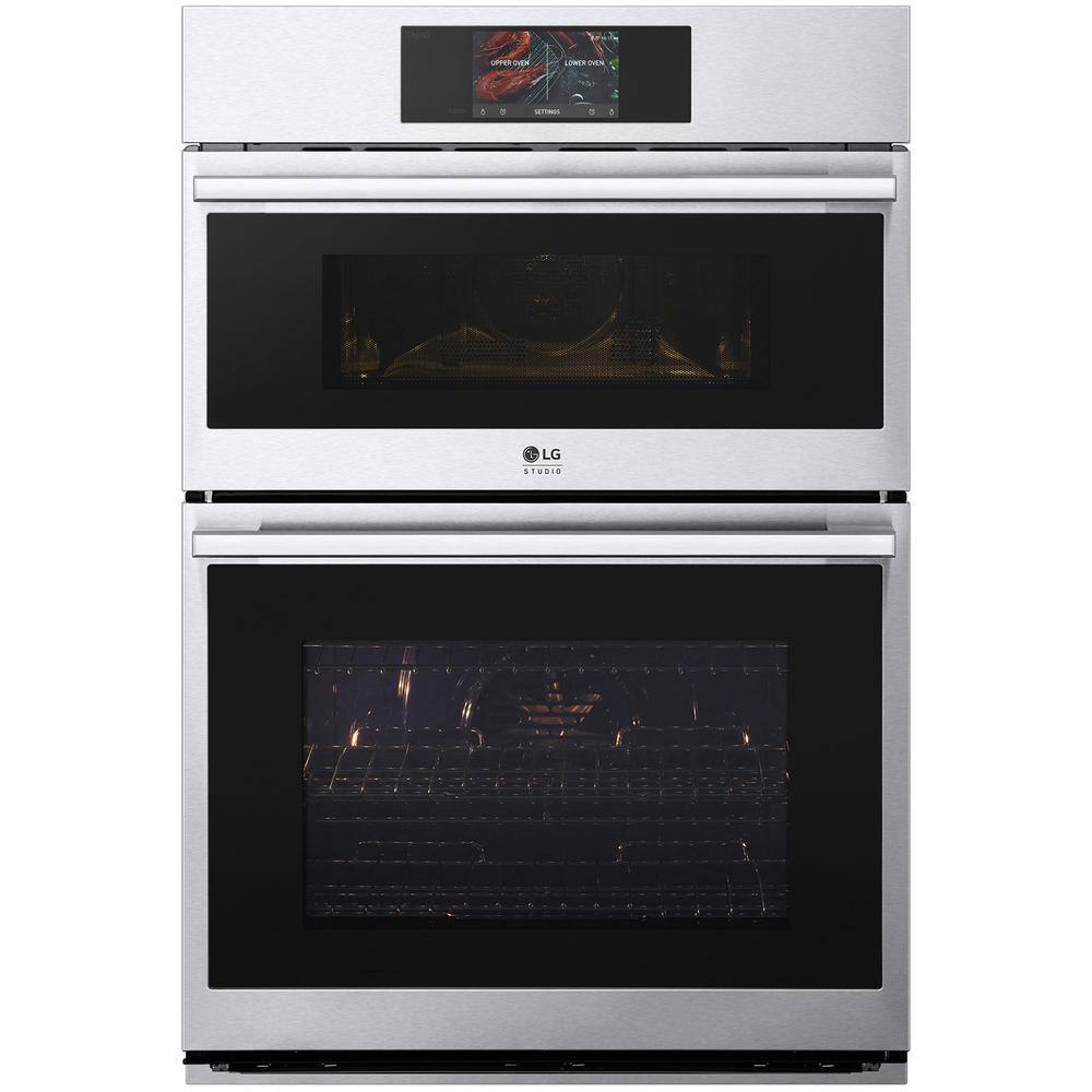 LG STUDIO WCES6428F  6.4 cu. ft. Wi-Fi Enabled Combination Wall Oven w/ Air Fry &#8211; PrintProof&#8482; Stainless Steel