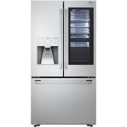 LG STUDIO SRFVC2416S  23.5 cu. ft. Counter-Depth InstaView&#174; Door-in-Door&#174; Refrigerator with Craft Ice&#8482; &#8211; PrintProof&#8482; Stainless Steel