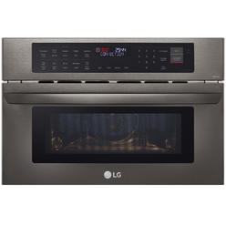 LG MZBZ1715D  1.7 cu. ft. Smart Wi-Fi Enabled Built-In Speed Oven & Microwave &#8211; Black Stainless Steel