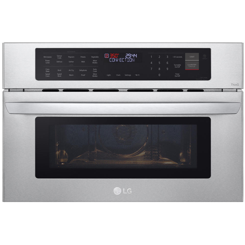 LG MZBZ1715S  1.7 cu. ft. Smart Wi-Fi Enabled Built-In Speed Oven & Microwave - Stainless Steel
