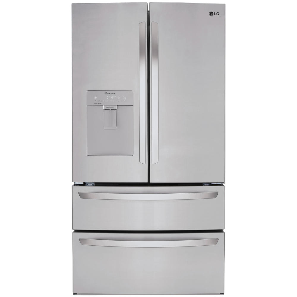 LG LRMWS2906S  28.6 cu. ft. 4-Door French Door Refrigerator with Slim Design Water Dispenser - PrintProof™ Stainless Steel