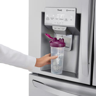LG LRMXS3006S 29.5 cu. ft. Super Capacity 4 Door Refrigerator with Craft Ice PrintProof Stainless Steel