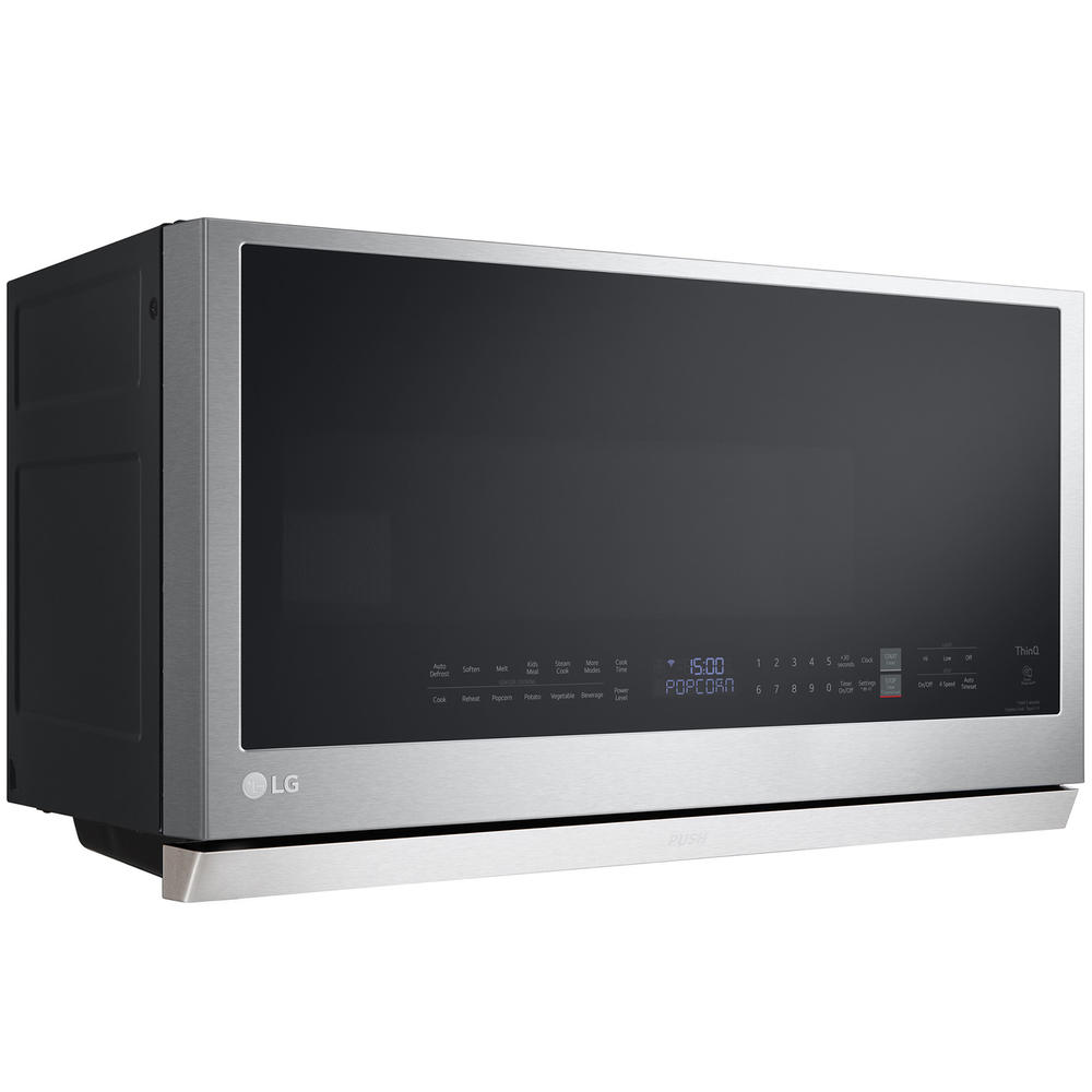 LG MVEL2137F  2.1 cu. ft. Wi-Fi Enabled Over-the-Range Microwave Oven with ExtendaVent&#8482; 2.0 &#8211; PrintProof&#8482; Stainless Steel