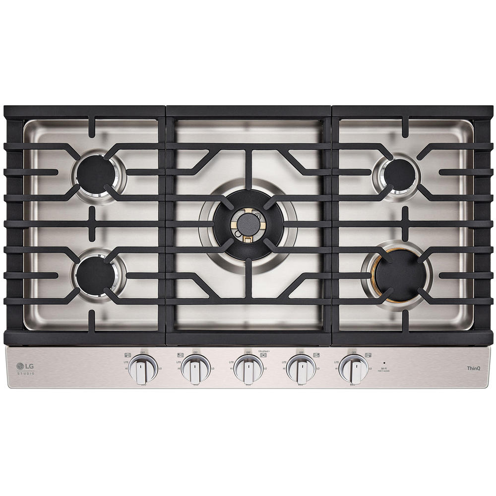 LG STUDIO CBGS3628S  36" Gas Cooktop with Professional Stainless Steel Finish