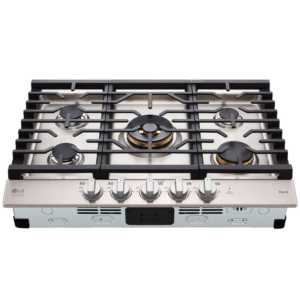 LG STUDIO CBGS3028S  30&#8221; Gas Cooktop with Professional Stainless Steel Finish