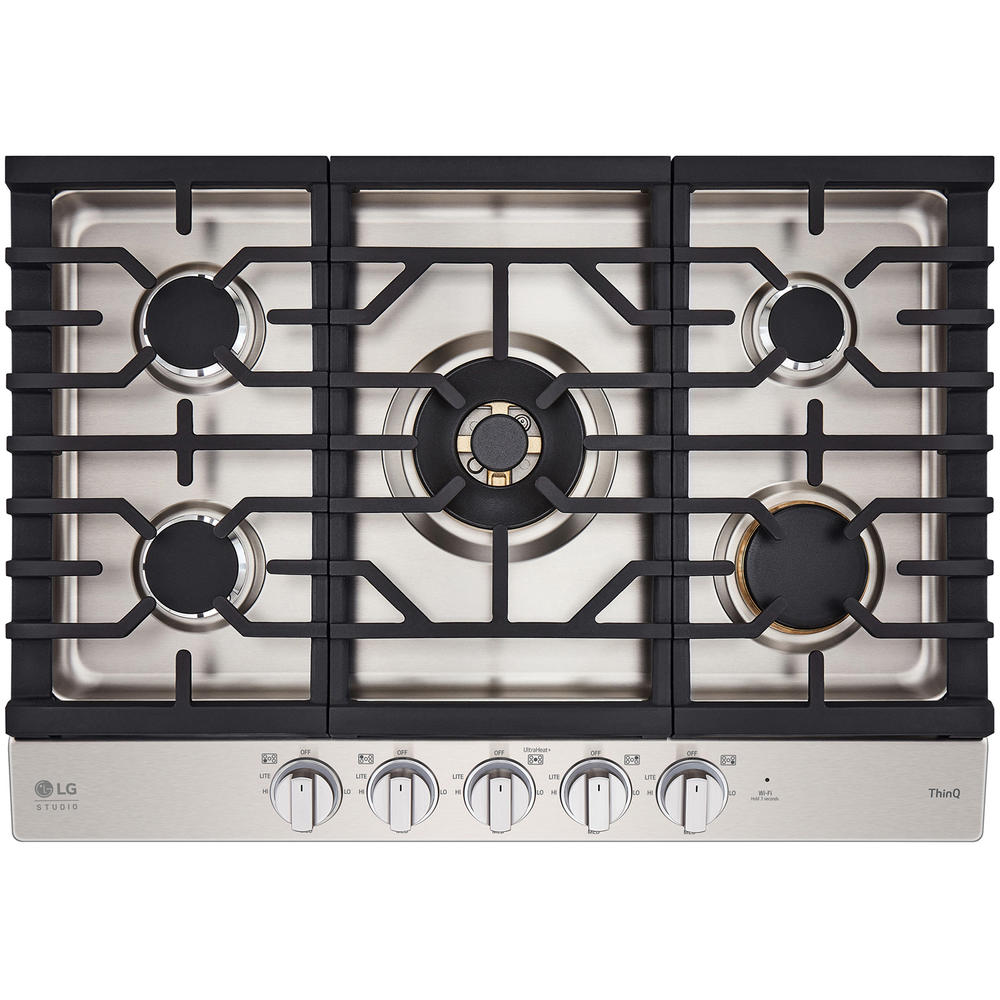 LG STUDIO CBGS3028S  30" Gas Cooktop with Professional Stainless Steel Finish