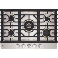 LG STUDIO CBGS3028S  30&#8221; Gas Cooktop with Professional Stainless Steel Finish