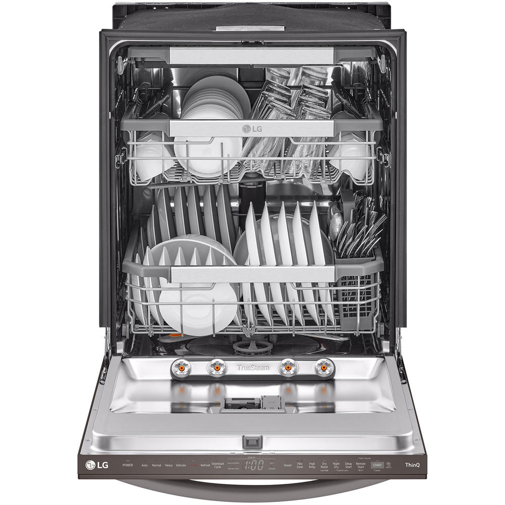 LG LDTH7972D  Smart Top Control Dishwasher w/ QuadWash&#174; Pro & Dynamic Heat Dry&#8482; &#8211; PrintProof&#8482; Black Stainless Steel