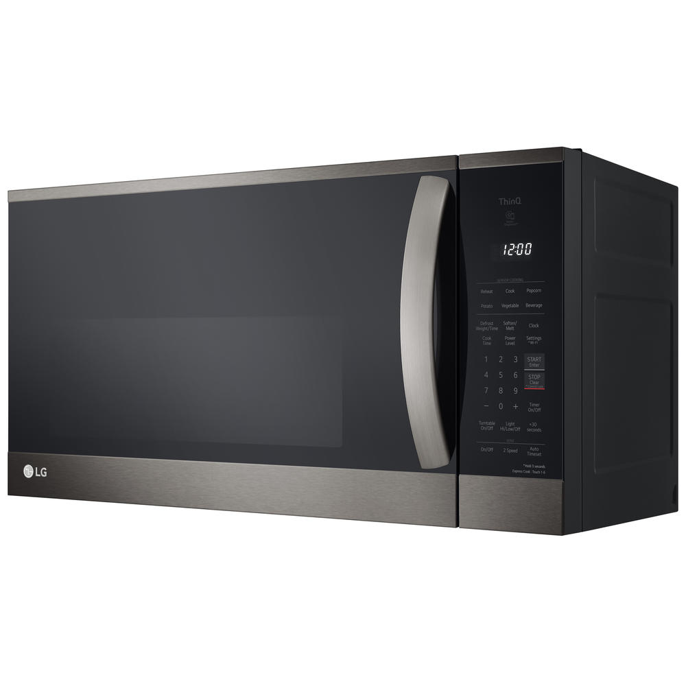 LG MVEM1825D  1.8 cu. ft. Smart Wi-Fi Enabled Over-the-Range Microwave Oven with EasyClean&#174; &#8211; PrintProof&#174; Black Stainless Steel
