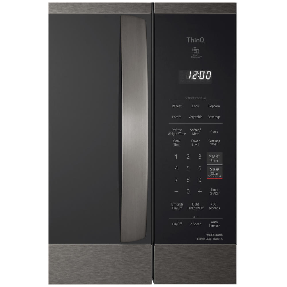 LG MVEM1825D 1.8 cu. ft. Smart WiFi Enabled OvertheRange Microwave