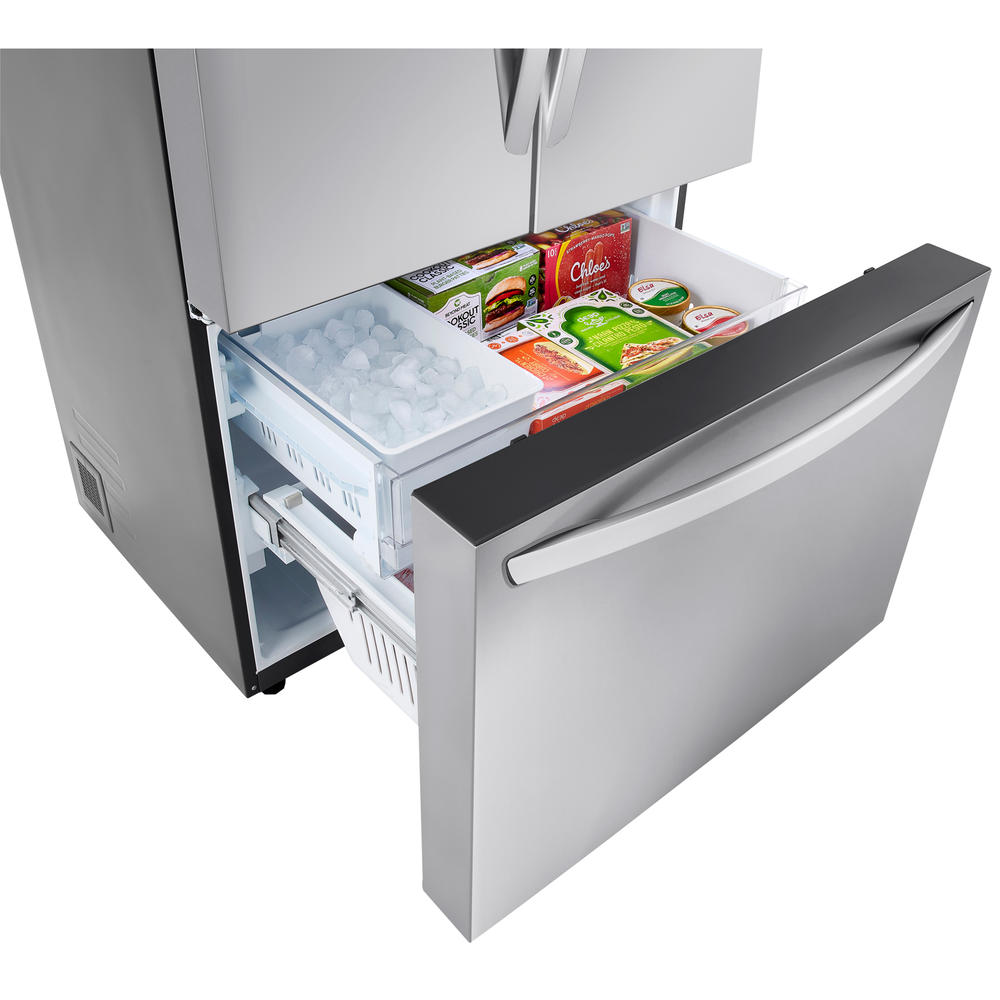 LG LRFLC2706S  27 cu.ft. Smart Counter-Depth Max French Door Refrigerator &#8211; Print Proof Stainless Steel