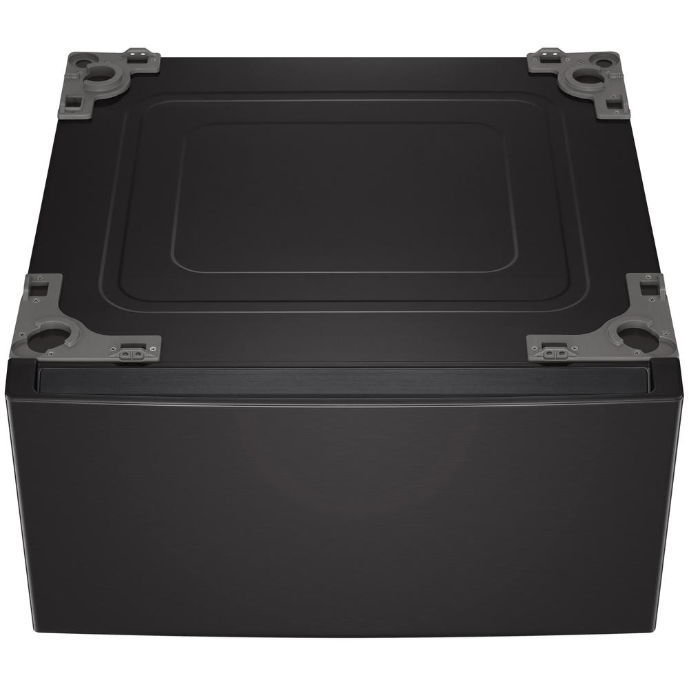 LG WDP6B 27" Laundry Pedestal Storage Drawer for Front Load Washer and Dryer with Basket - Black Steel