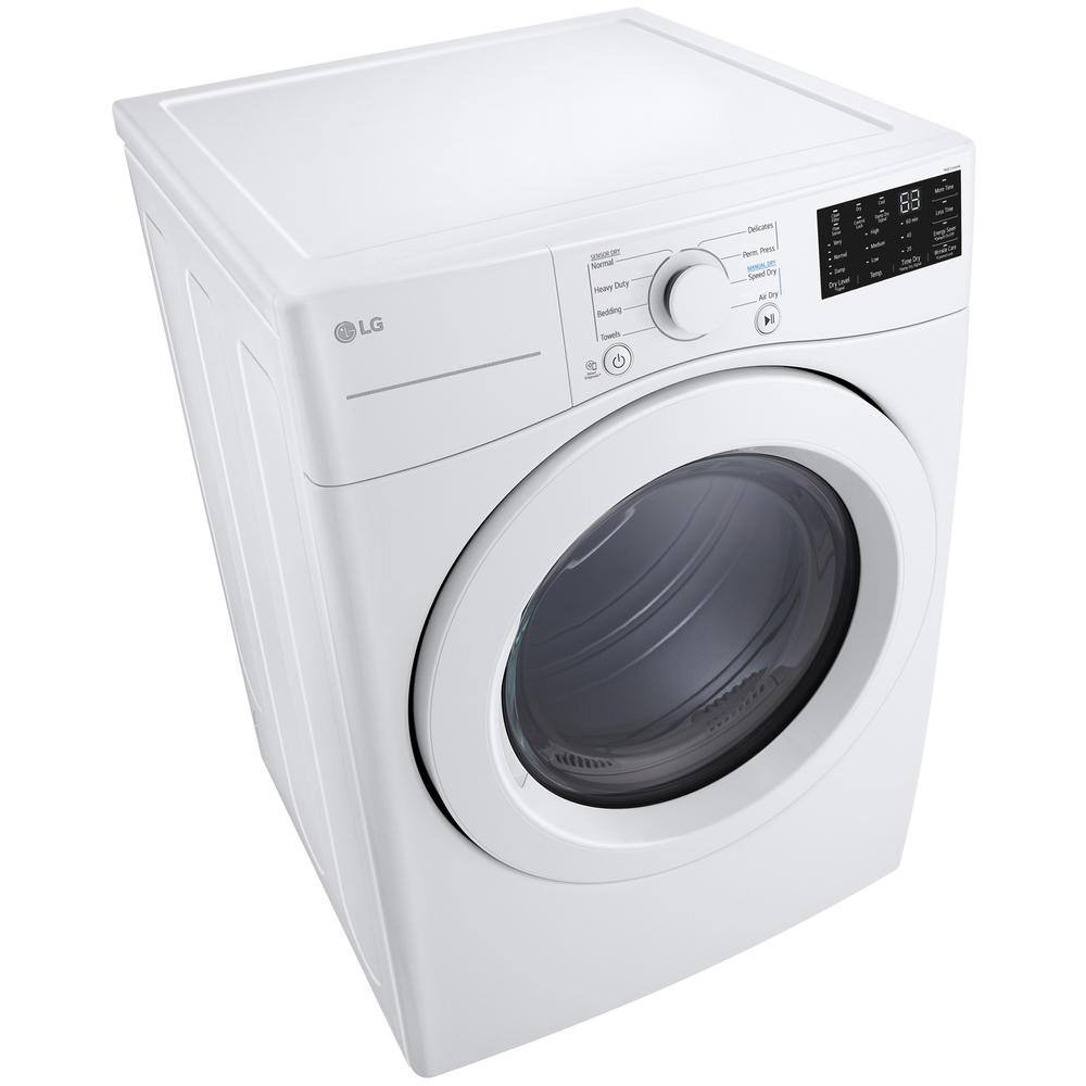 LG DLE3470W  7.4 cu. ft. Front Load Electric Dryer with Sensor Dry &#8211; White