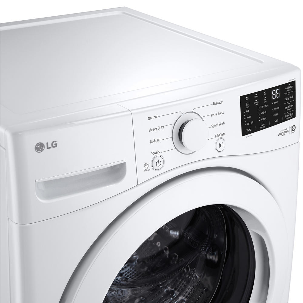 LG WM3470CW 5.0 cu. ft. Mega Capacity Closet Depth Front Load Washer
