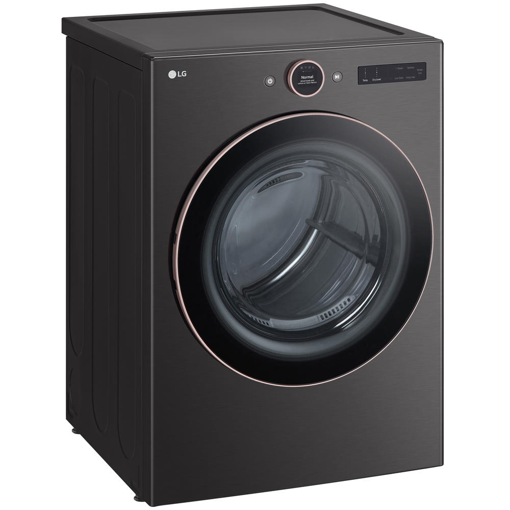 LG DLGX6501B  7.4 cu. ft. Ultra Large Capacity Front Load Gas Dryer with TurboSteam&#8482; & Built-In Intelligence &#8211; Black Steel