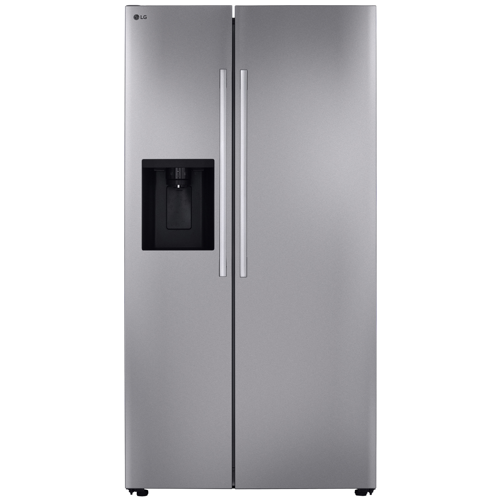 LG LS27T3230S 27 cu. ft. Smart Side-by-Side Refrigerator with Smooth Touch Ice & Water Dispenser  Stainless Steel