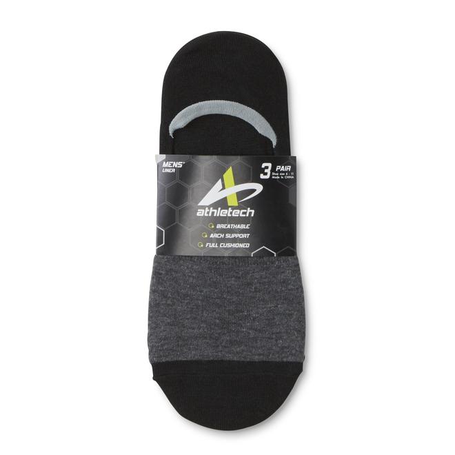 Athletech Men's 3Pairs Sock Liners