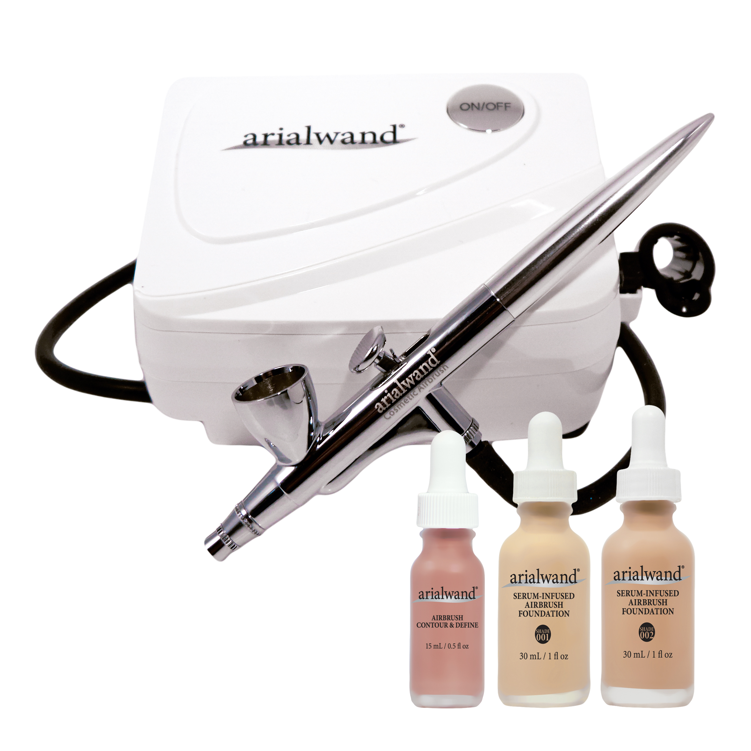 Arialwand Airbrush Kit with Serum Infused Foundation - FAIR