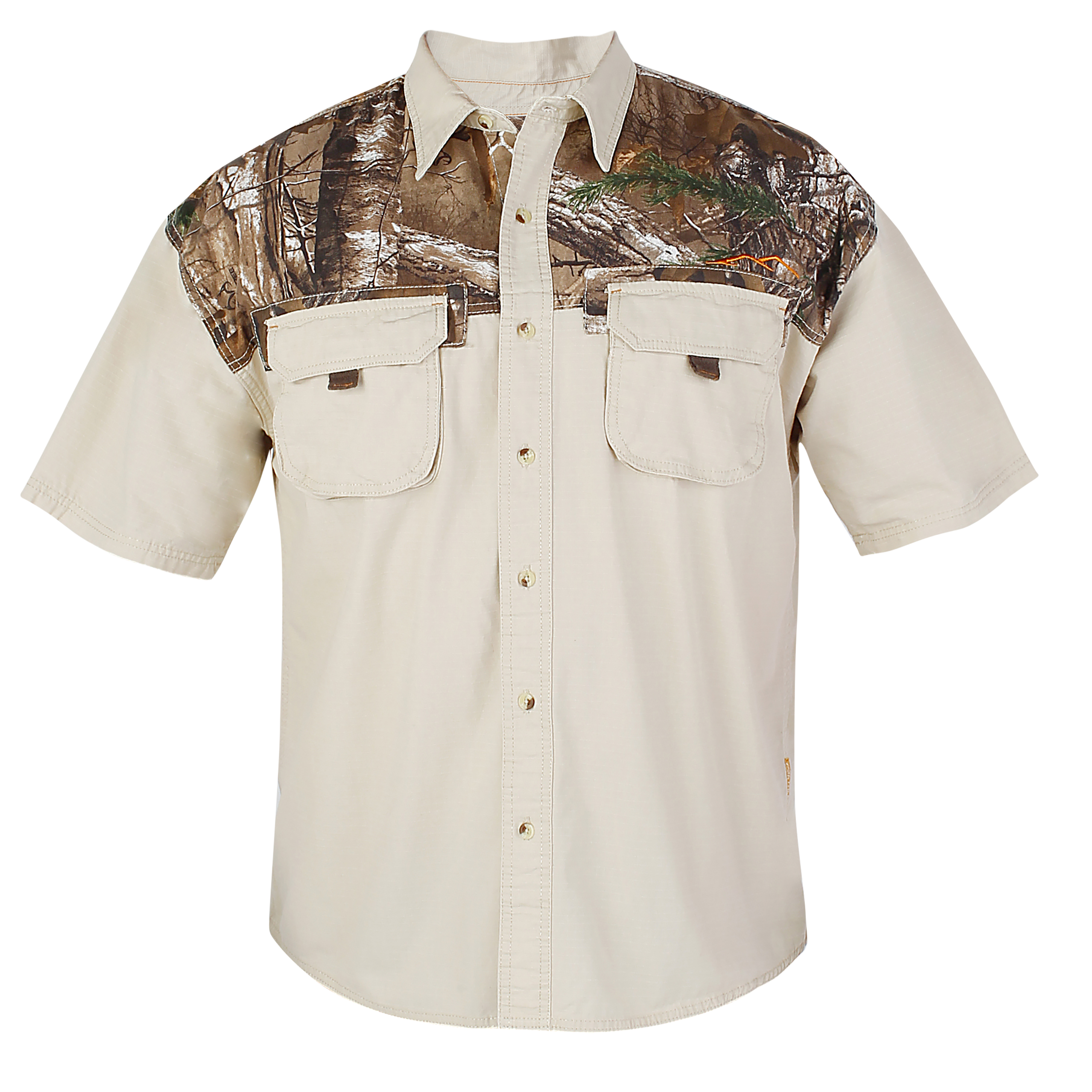 Realtree Men's Ripstop Short-Sleeve Shirt