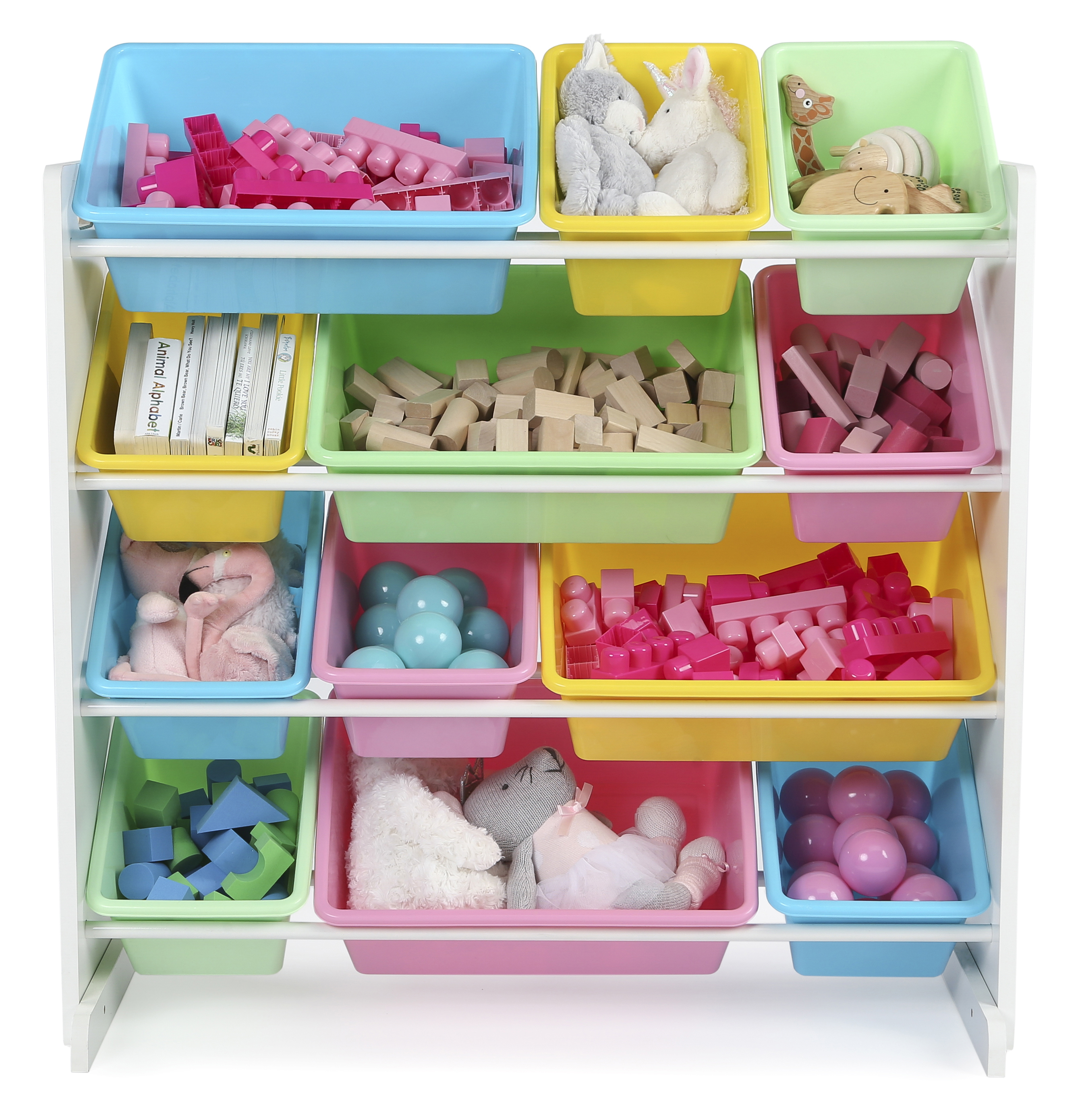 pastel toy organizer
