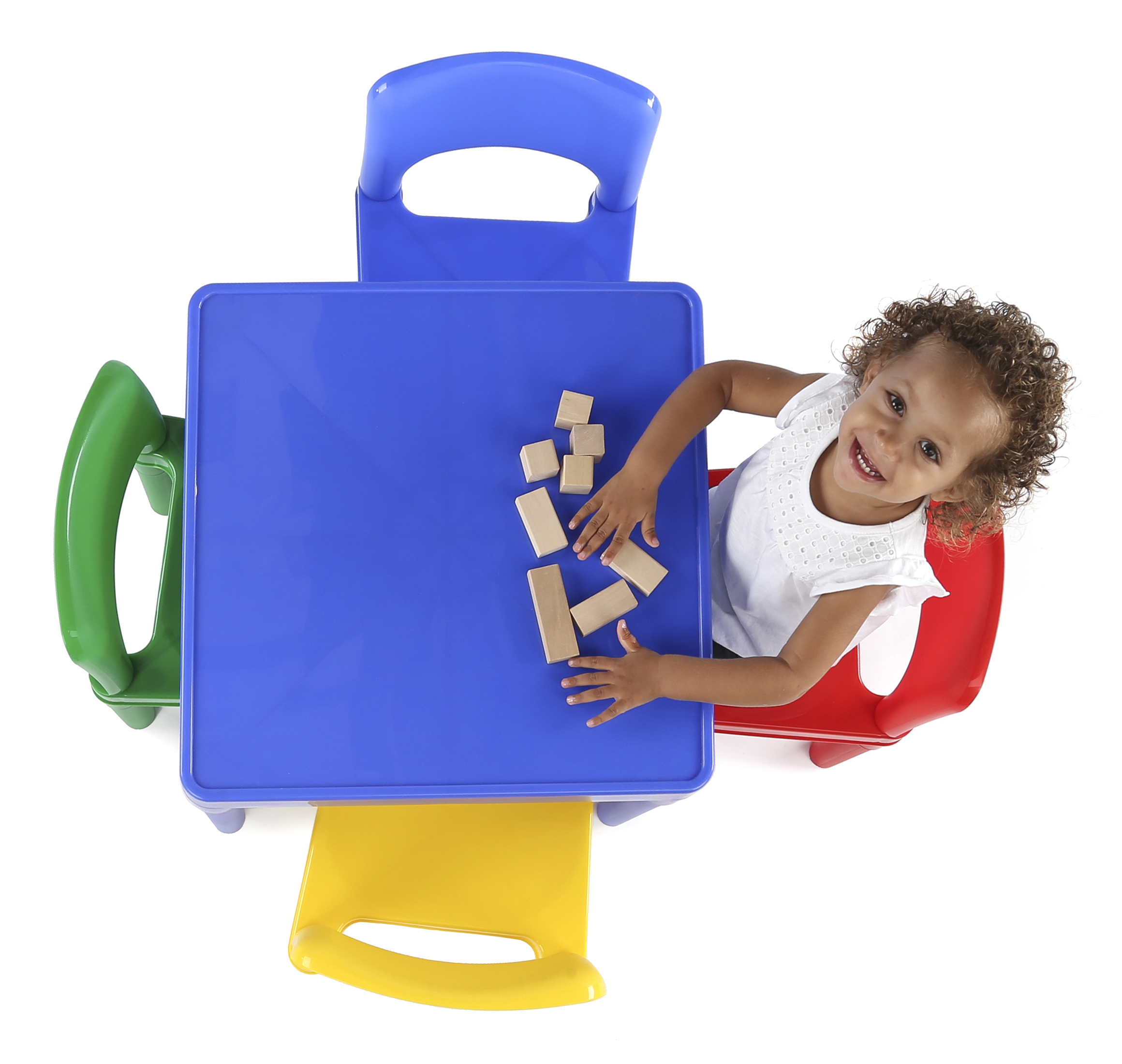 tot tutors plastic table and 4 chairs set
