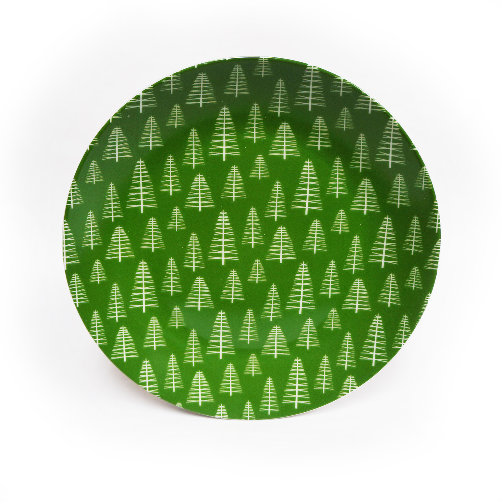 8&#8221; Porcelain Dinner Plate - Christmas Tree