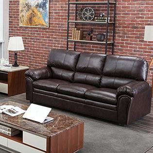Pu Leather Sleeper Sofa Sears Marketplace