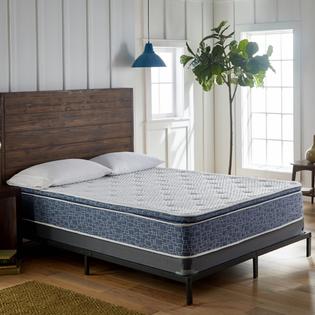 American Bedding 10 Inch Pillow Top Spring Mattress Support Foam