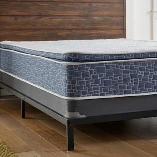 American Bedding 12 Inch Pillow Top Hybrid Gel Memory Foam And
