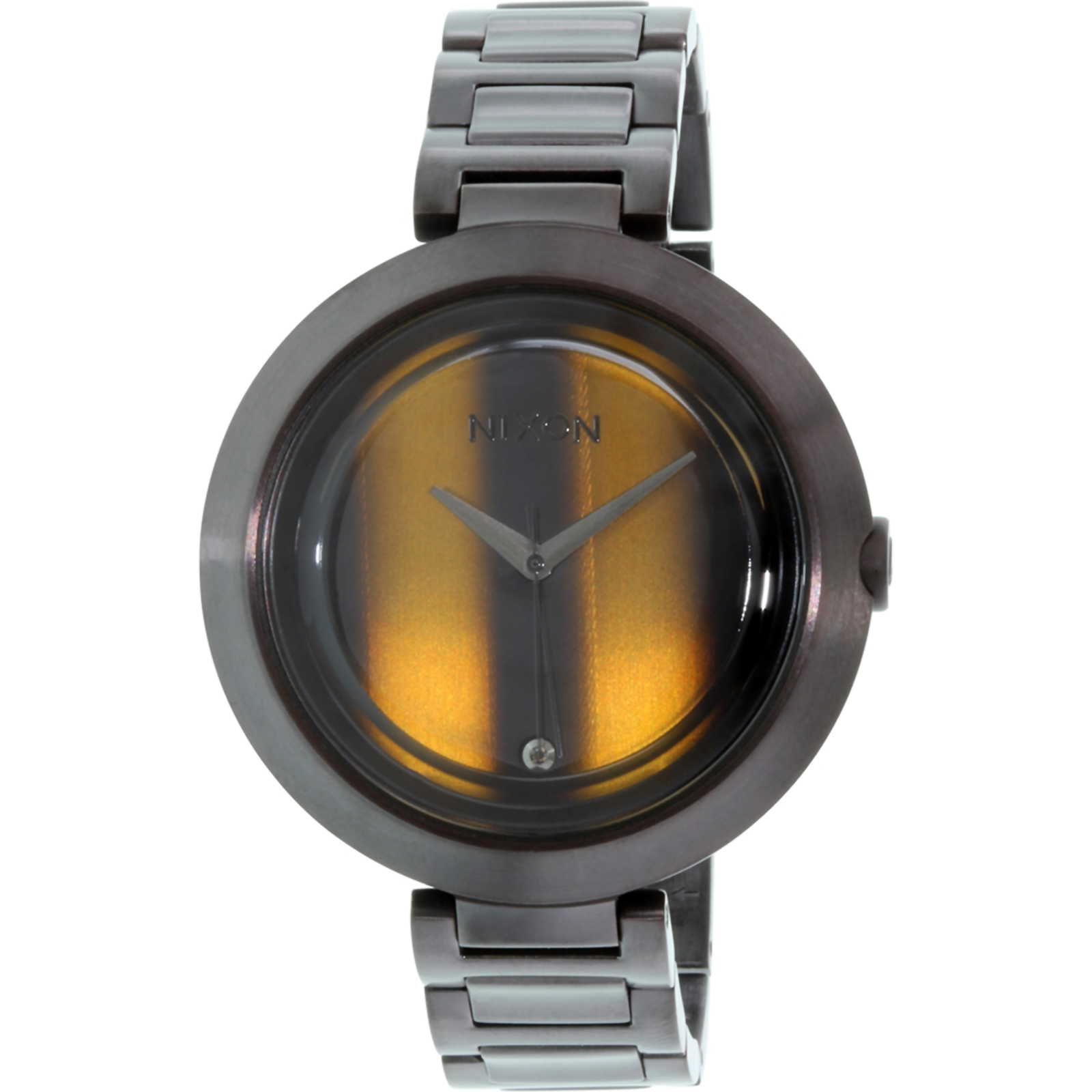 Nixon A2641073 Women’s Optique Stainless Steel Quartz Watch - Black